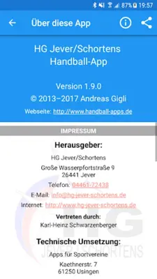 HG Jever/Schortens android App screenshot 0